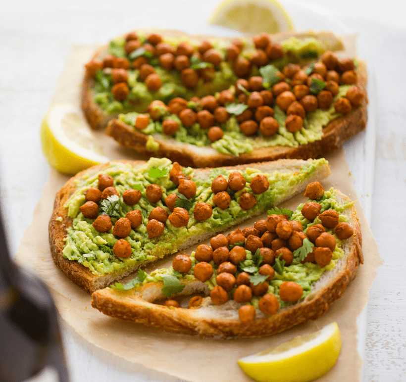 vegan 9 2015 08 17 avocado toast chickpeas 9999 75avo toast chickpeas