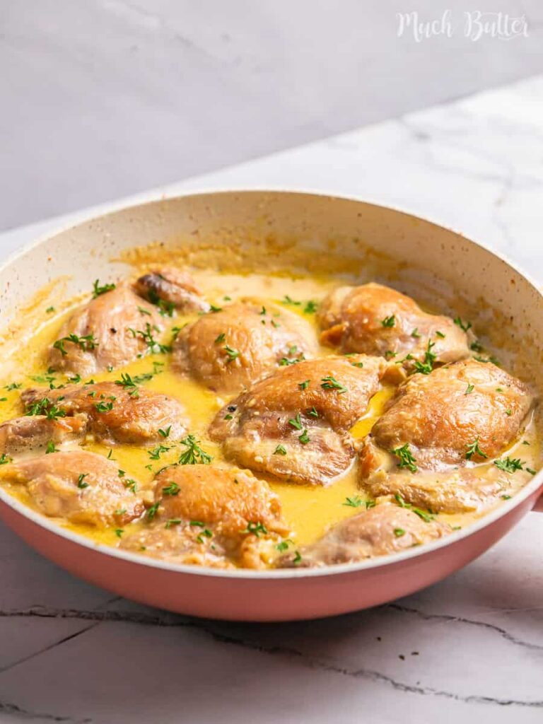 151 much butter creamy garlic chicken thigh 2