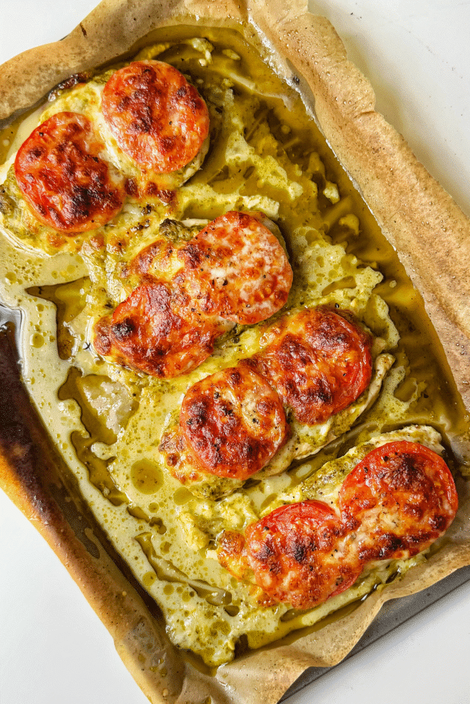 baked pesto chicken 6