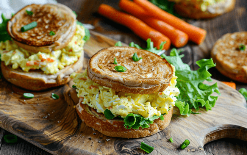 egg salad muffin delight done 830x521