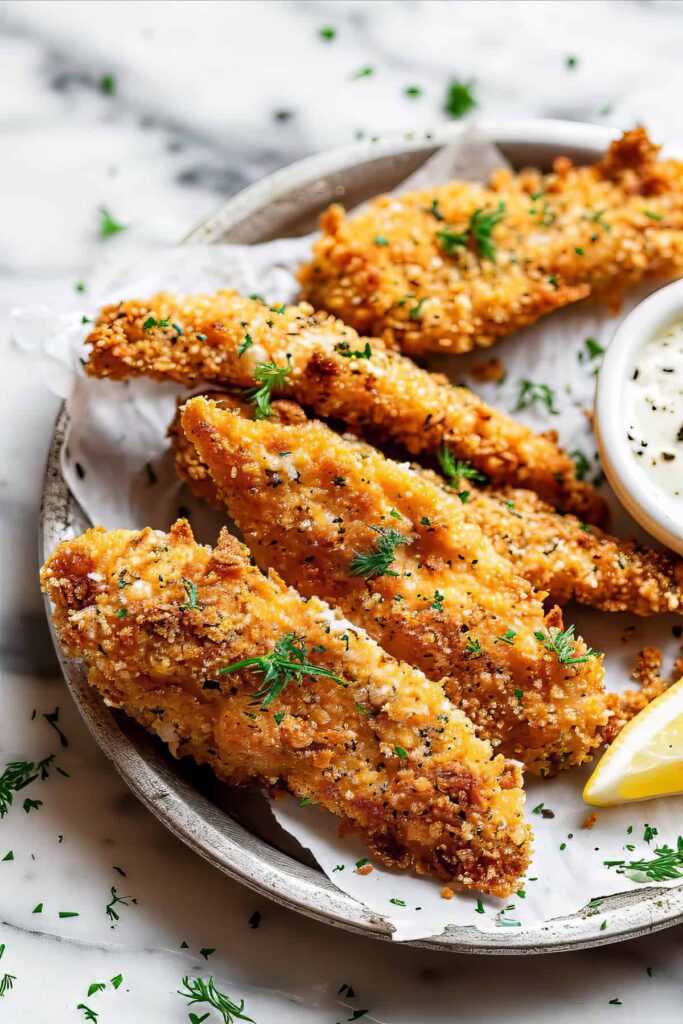 panko crusted oven baked chicken tenders