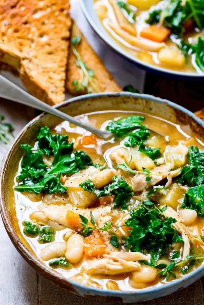 tuscan style chicken soup tall