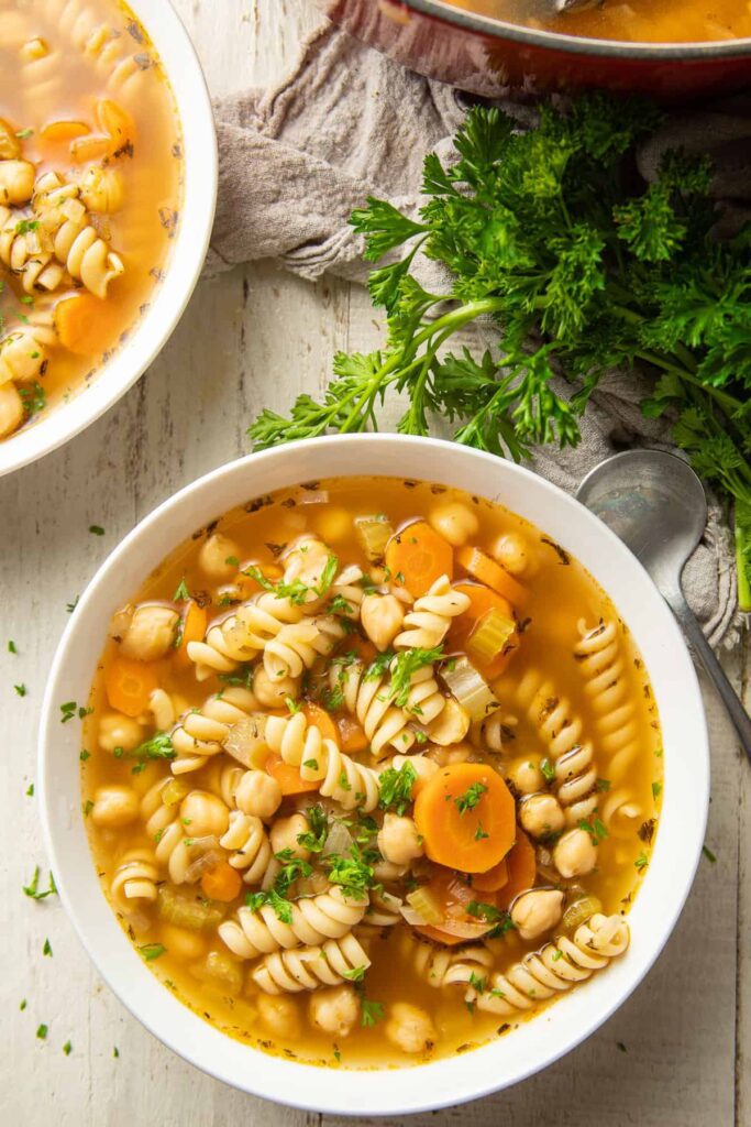 chickpea noodle soup 4