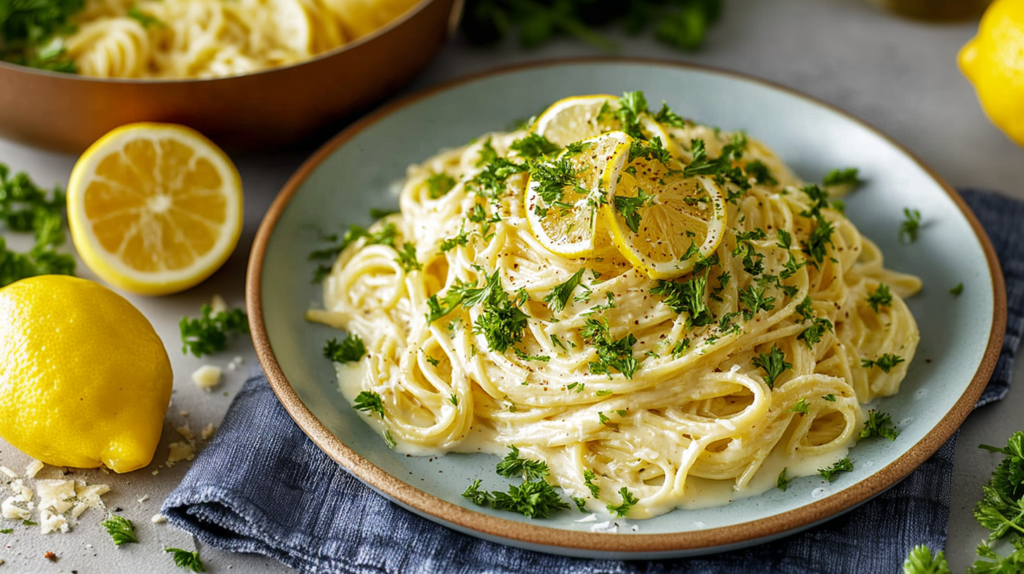 one pot lemon pasta